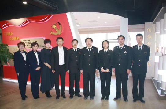 以黨建帶業務 以業務促發展——天津海關綜合業務處與永誠世佳開展支部共建活動